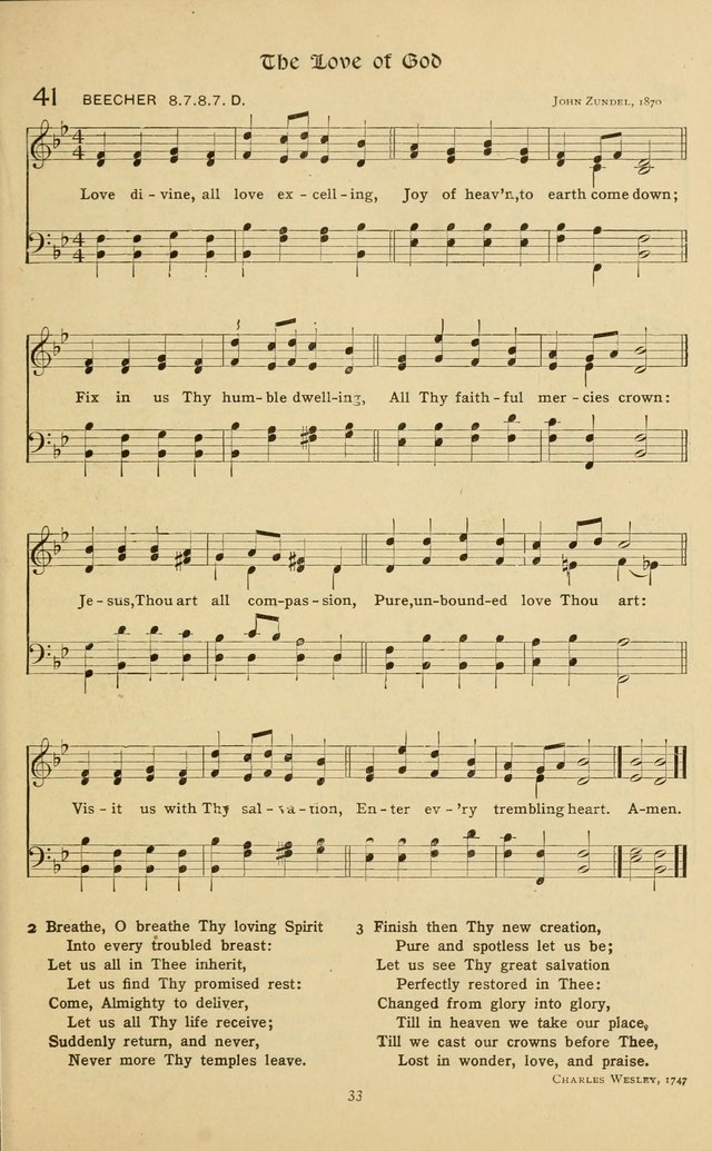 The School Hymnal: a book of worship for young people page 33