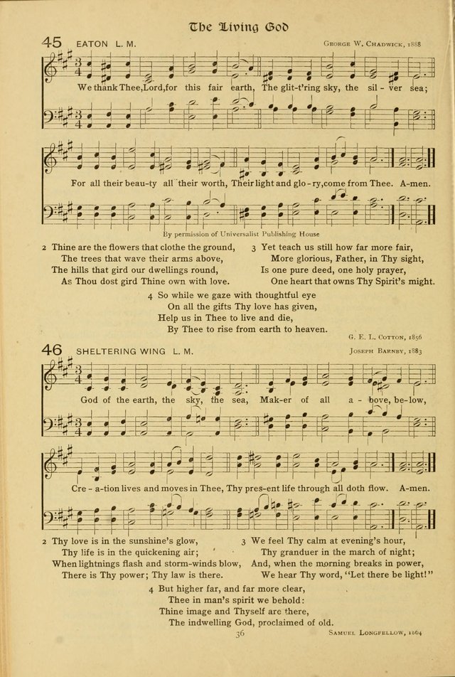 The School Hymnal: a book of worship for young people page 36