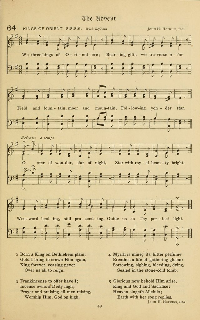 The School Hymnal: a book of worship for young people page 49