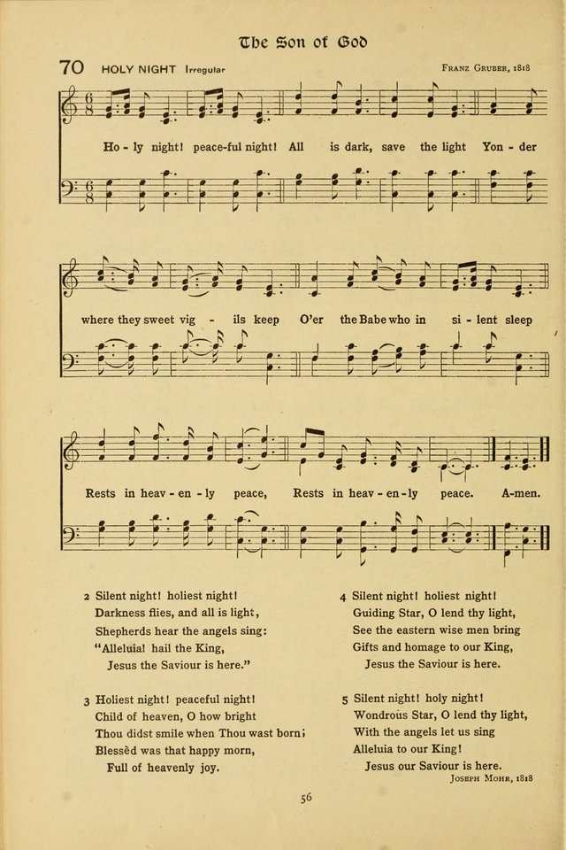 The School Hymnal: a book of worship for young people page 56