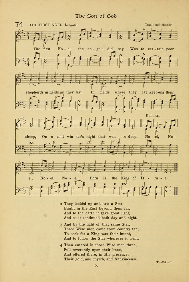 The School Hymnal: a book of worship for young people page 60