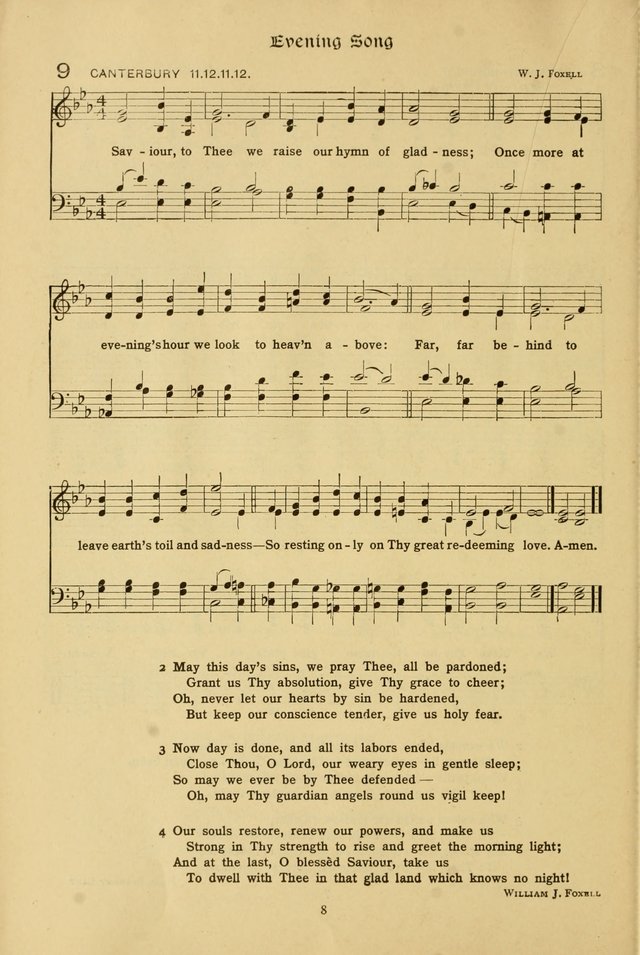 The School Hymnal: a book of worship for young people page 8