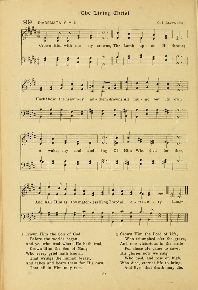 The School Hymnal: a book of worship for young people page 82