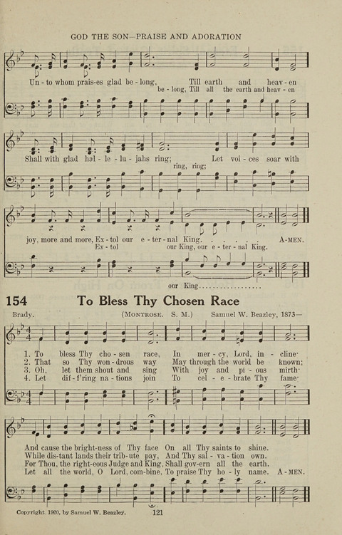 Service Hymnal: with responsive readings, appropriate for all Protestant religious activities page 113