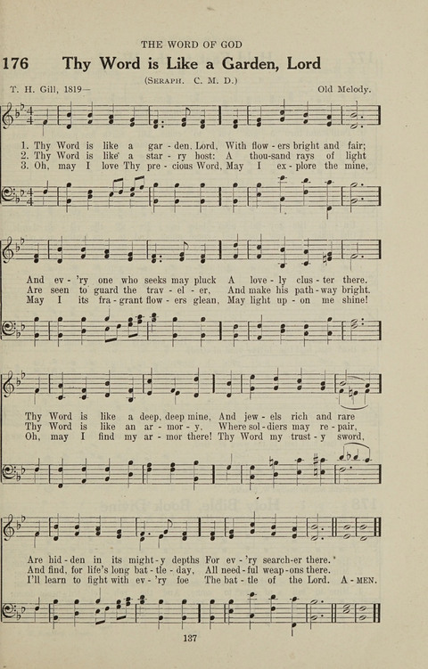 Service Hymnal: with responsive readings, appropriate for all Protestant religious activities page 129