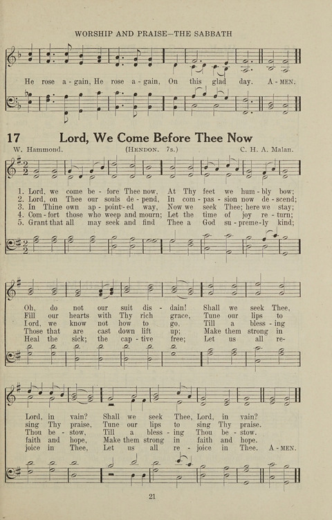 Service Hymnal: with responsive readings, appropriate for all Protestant religious activities page 13