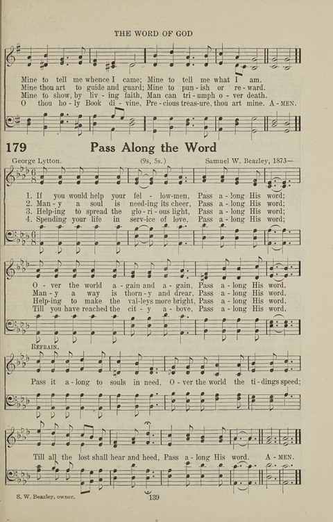 Service Hymnal: with responsive readings, appropriate for all Protestant religious activities page 131