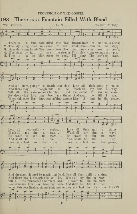 Service Hymnal: with responsive readings, appropriate for all Protestant religious activities page 139