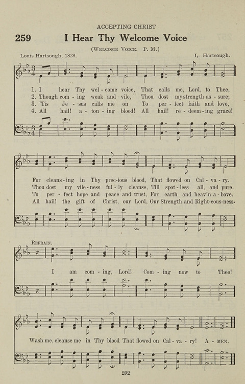 Service Hymnal: with responsive readings, appropriate for all Protestant religious activities page 194