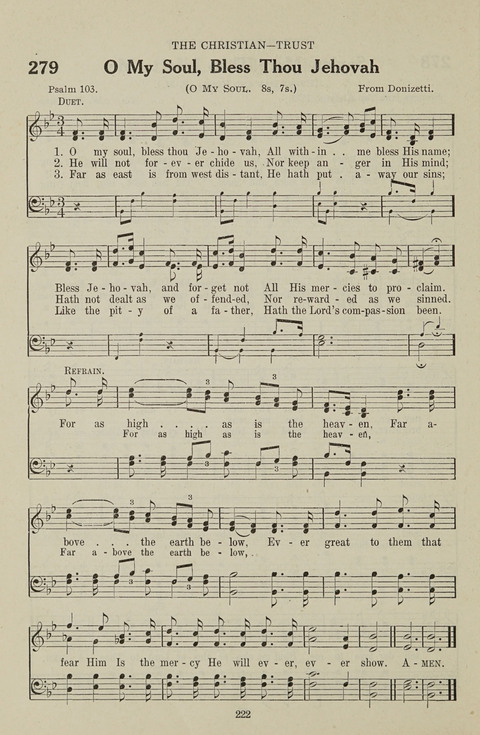 Service Hymnal: with responsive readings, appropriate for all Protestant religious activities page 214