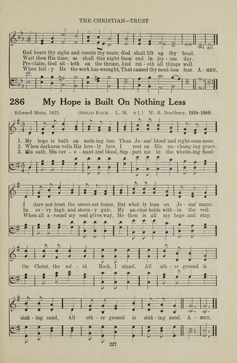 Service Hymnal: with responsive readings, appropriate for all Protestant religious activities page 219
