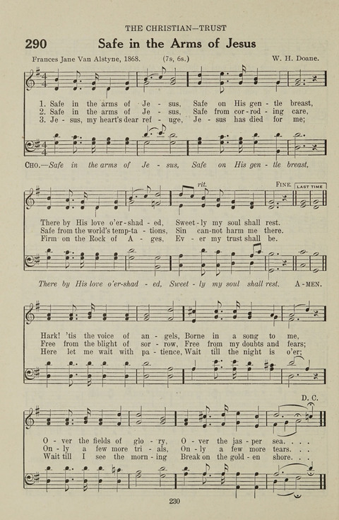 Service Hymnal: with responsive readings, appropriate for all Protestant religious activities page 222