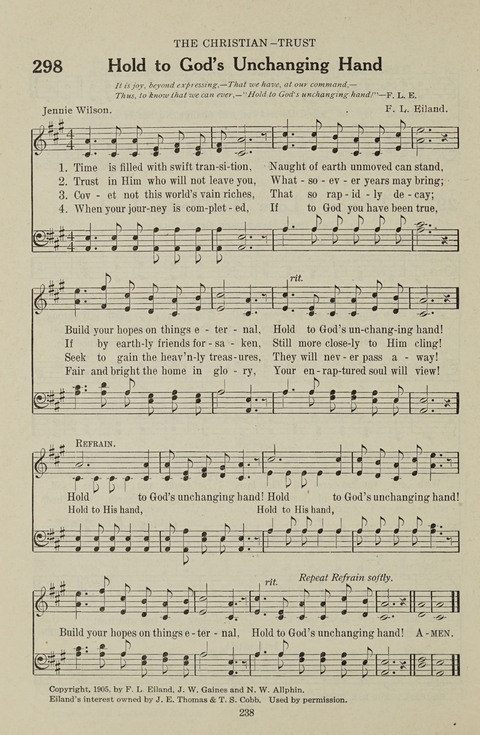 Service Hymnal: with responsive readings, appropriate for all Protestant religious activities page 230