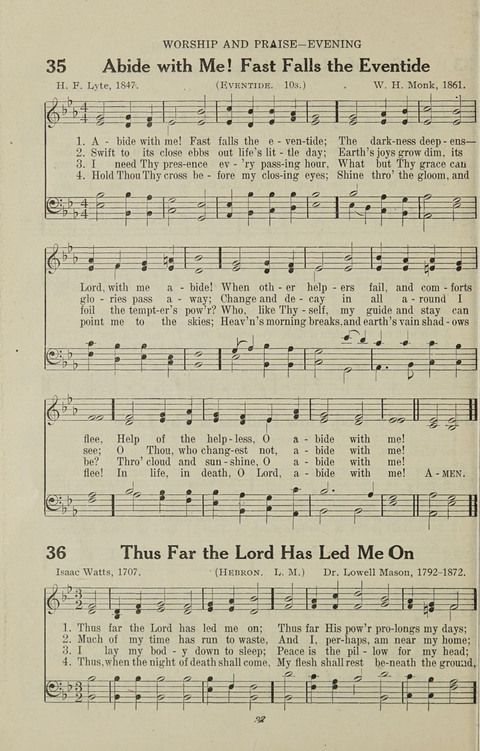 Service Hymnal: with responsive readings, appropriate for all Protestant religious activities page 24