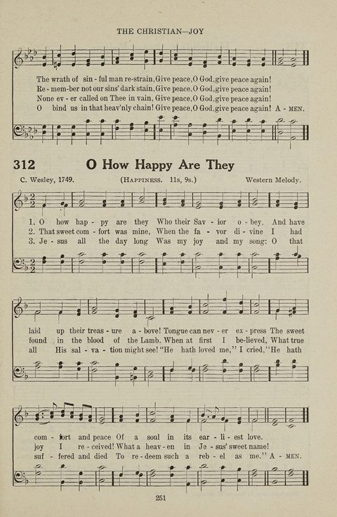 Service Hymnal: with responsive readings, appropriate for all Protestant religious activities page 243