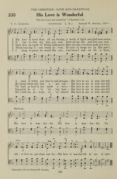 Service Hymnal: with responsive readings, appropriate for all Protestant religious activities page 264