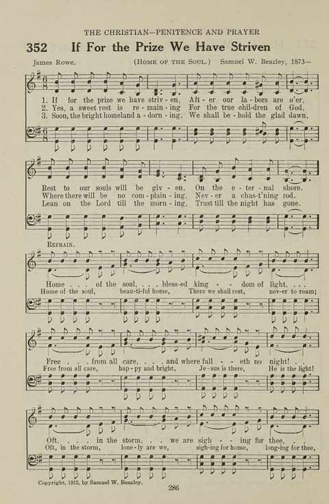 Service Hymnal: with responsive readings, appropriate for all Protestant religious activities page 278