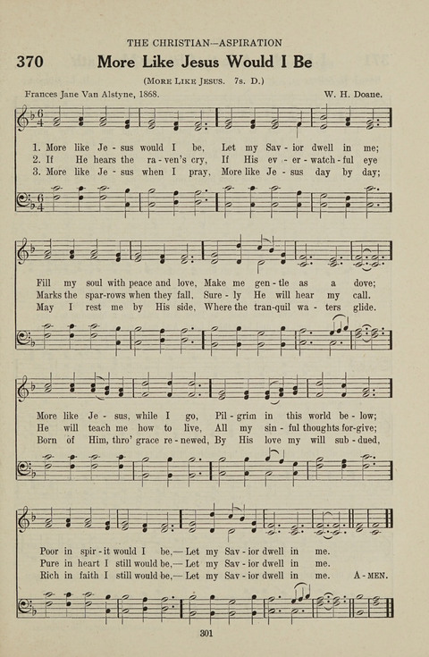 Service Hymnal: with responsive readings, appropriate for all Protestant religious activities page 293