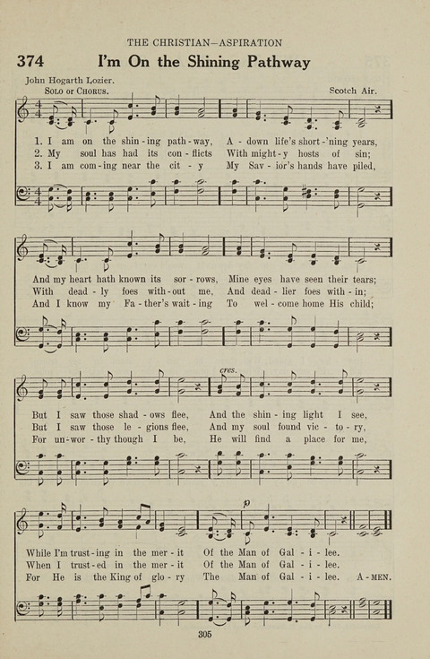 Service Hymnal: with responsive readings, appropriate for all Protestant religious activities page 297