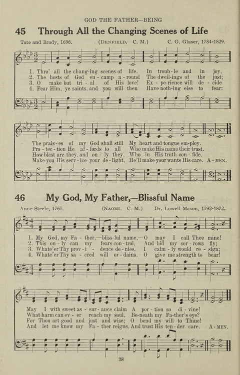 Service Hymnal: with responsive readings, appropriate for all Protestant religious activities page 30