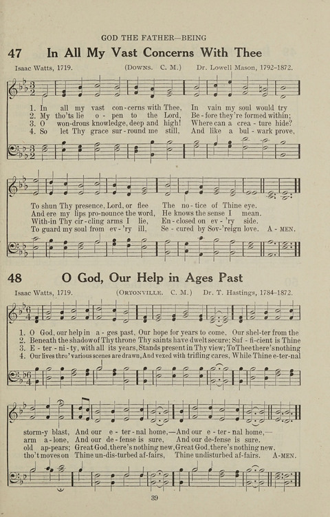 Service Hymnal: with responsive readings, appropriate for all Protestant religious activities page 31