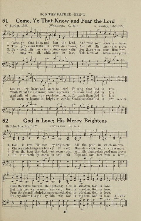 Service Hymnal: with responsive readings, appropriate for all Protestant religious activities page 33