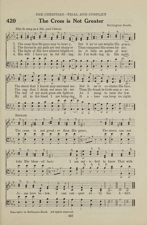 Service Hymnal: with responsive readings, appropriate for all Protestant religious activities page 339