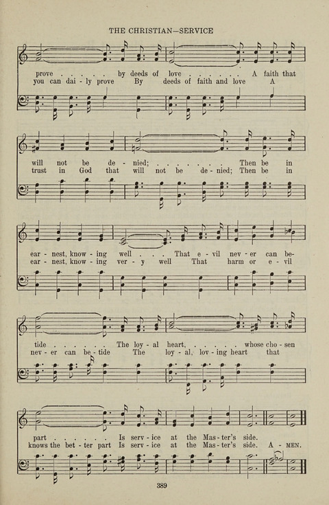Service Hymnal: with responsive readings, appropriate for all Protestant religious activities page 381