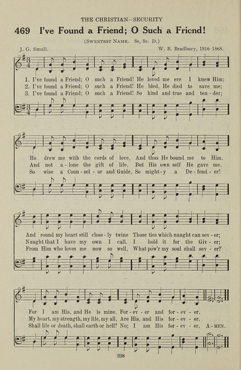 Service Hymnal: with responsive readings, appropriate for all Protestant religious activities page 390