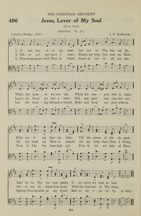 Service Hymnal: with responsive readings, appropriate for all Protestant religious activities page 416