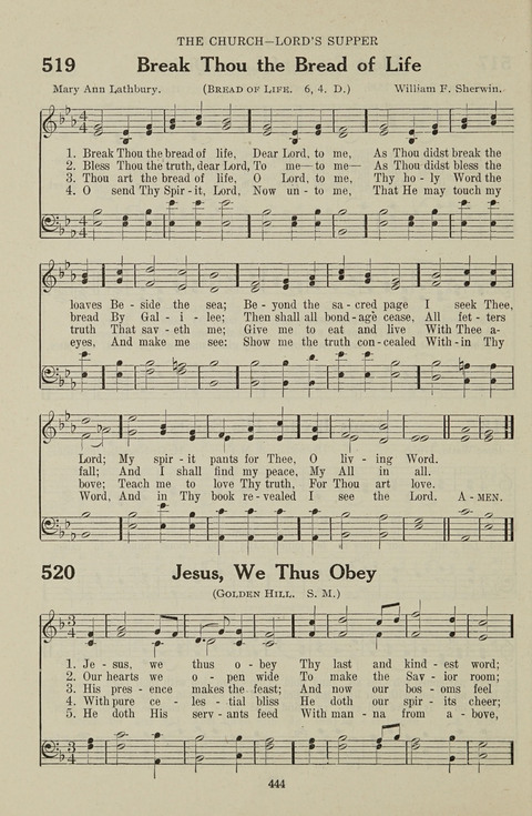 Service Hymnal: with responsive readings, appropriate for all Protestant religious activities page 436