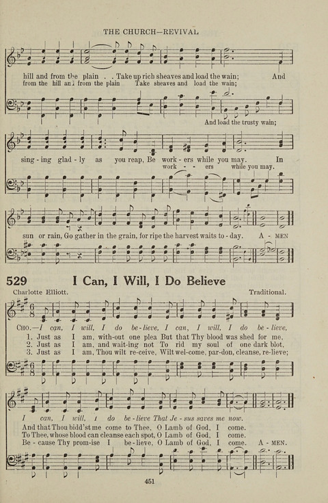 Service Hymnal: with responsive readings, appropriate for all Protestant religious activities page 443