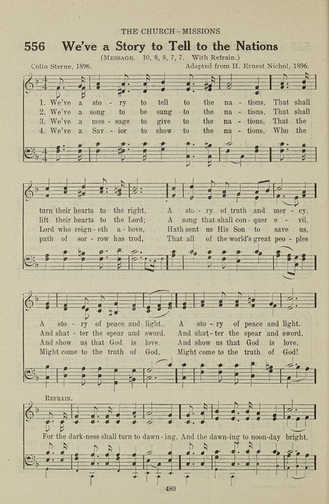 Service Hymnal: with responsive readings, appropriate for all Protestant religious activities page 472