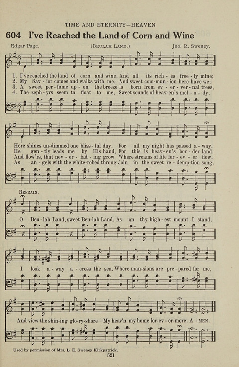 Service Hymnal: with responsive readings, appropriate for all Protestant religious activities page 513