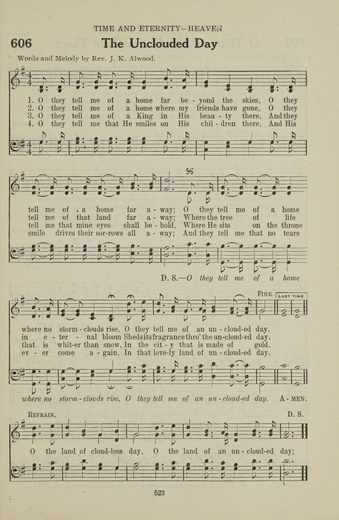 Service Hymnal: with responsive readings, appropriate for all Protestant religious activities page 515