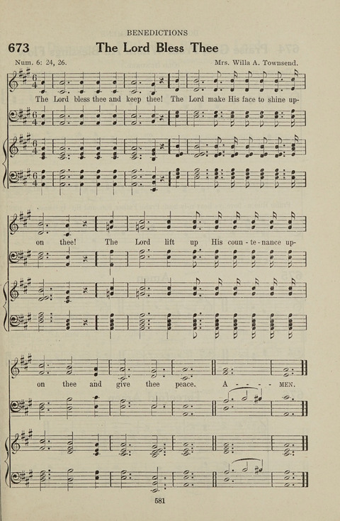 Service Hymnal: with responsive readings, appropriate for all Protestant religious activities page 573