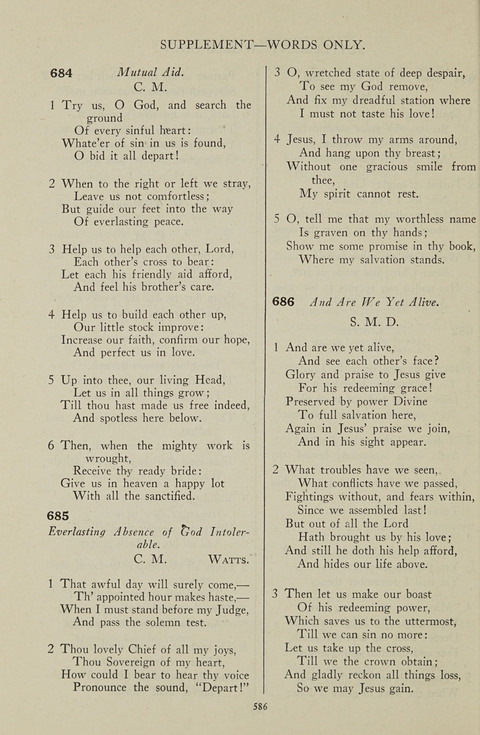 Service Hymnal: with responsive readings, appropriate for all Protestant religious activities page 578