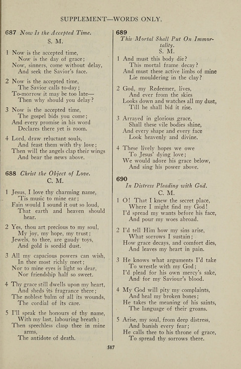 Service Hymnal: with responsive readings, appropriate for all Protestant religious activities page 579