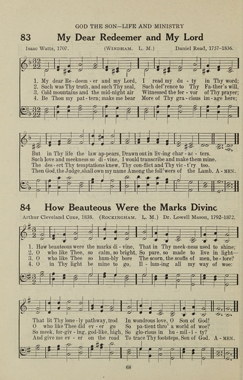 Service Hymnal: with responsive readings, appropriate for all Protestant religious activities page 60