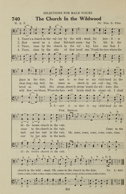 Service Hymnal: with responsive readings, appropriate for all Protestant religious activities page 604