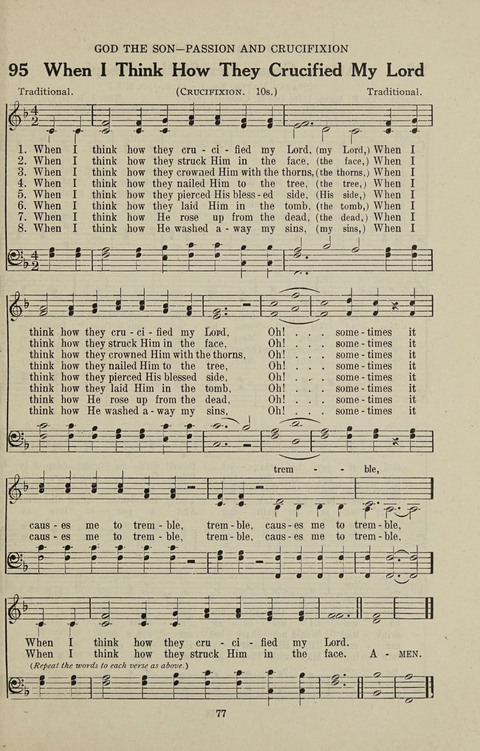 Service Hymnal: with responsive readings, appropriate for all Protestant religious activities page 69