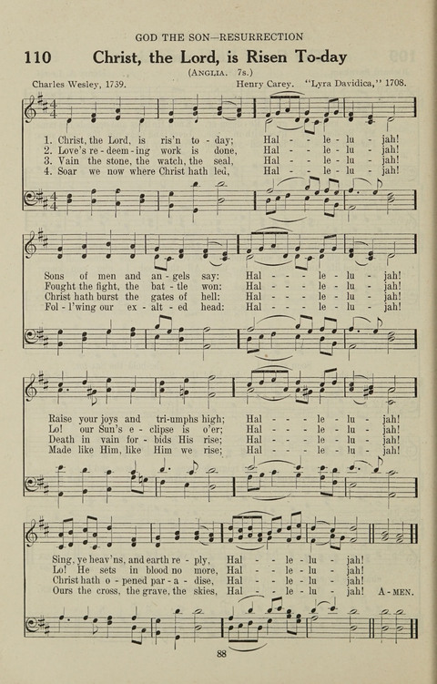 Service Hymnal: with responsive readings, appropriate for all Protestant religious activities page 80