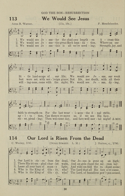 Service Hymnal: with responsive readings, appropriate for all Protestant religious activities page 82