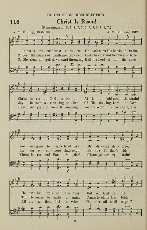 Service Hymnal: with responsive readings, appropriate for all Protestant religious activities page 84