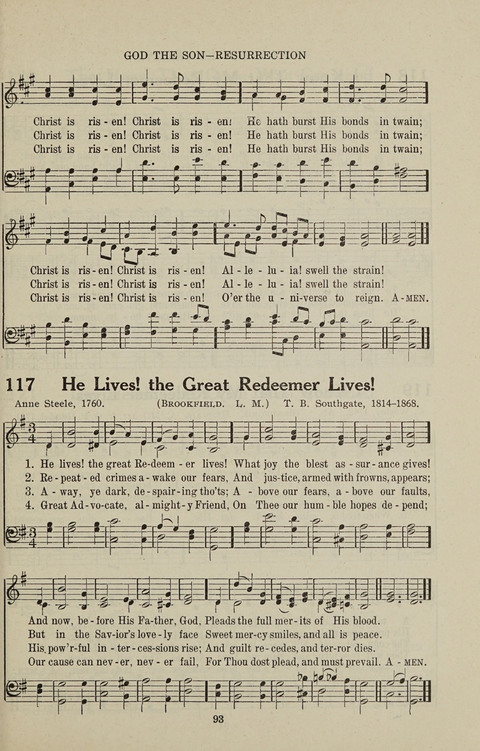 Service Hymnal: with responsive readings, appropriate for all Protestant religious activities page 85