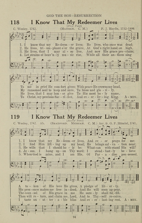Service Hymnal: with responsive readings, appropriate for all Protestant religious activities page 86