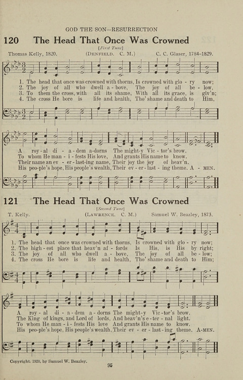 Service Hymnal: with responsive readings, appropriate for all Protestant religious activities page 87