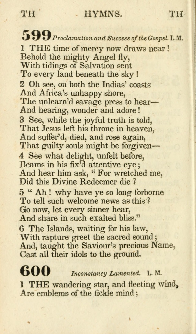 A Selection of Hymns, adapted to the devotions of the closet, the family, and the social circle; and containing subjects appropriate to the monthly concerns of prayer for the success... page 498