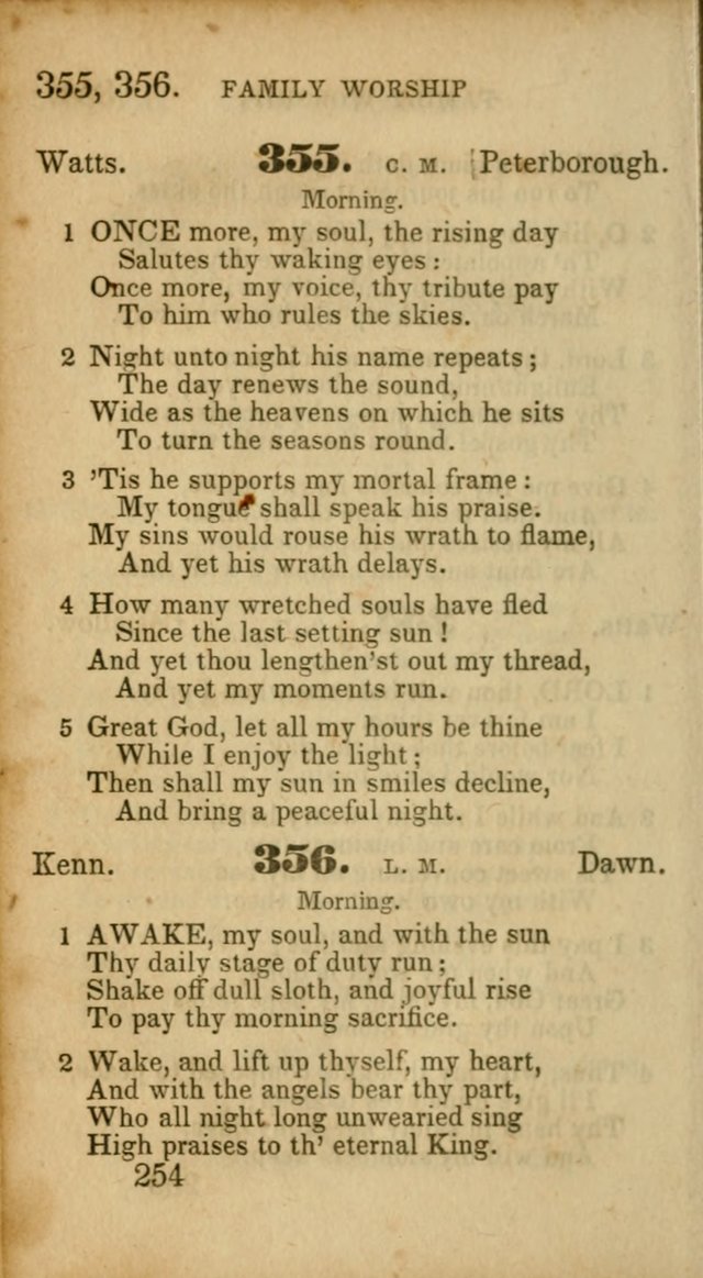 Select Hymns: adapted to the devotional exercises of the Baptist denomination (2nd ed.) page 254