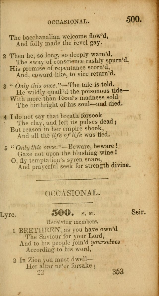 Select Hymns: adapted to the devotional exercises of the Baptist denomination (2nd ed.) page 353